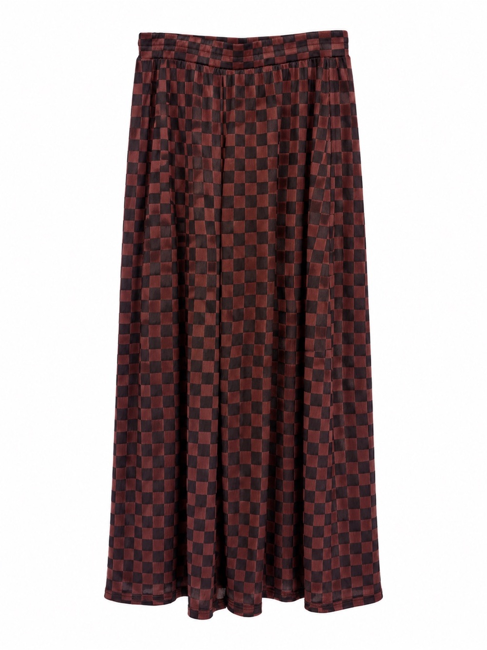 WKND CHASERS BROWN AND BLACK CHECKERED PANTS XL